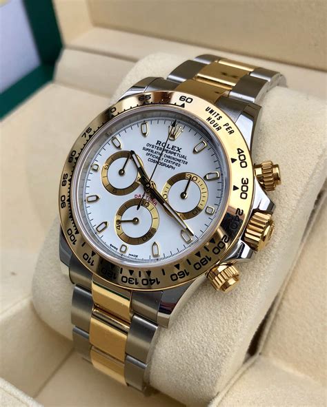 rolex daytona two tone gold|Rolex daytona winner price.